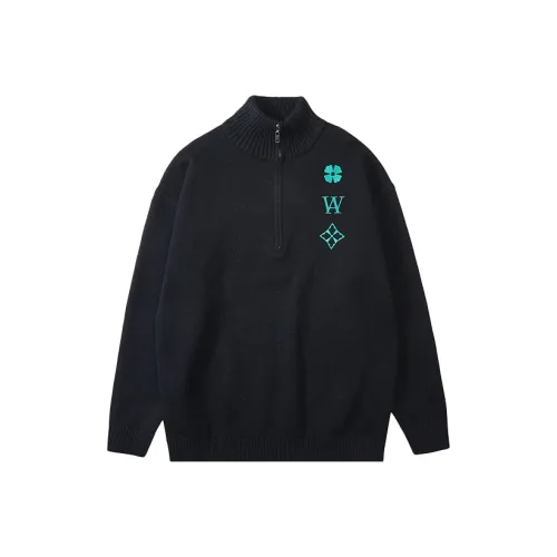 WAYNEXZAVIER Черные Мужские Свитера