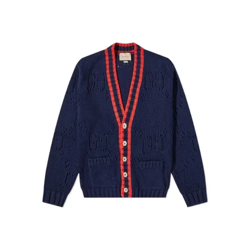 GUCCI FW22 Трикотаж Мужской Морской Синий