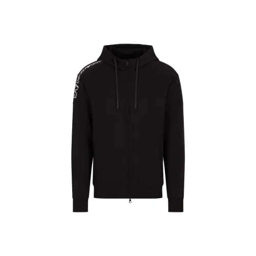 EMPORIO ARMANI EA7 FW24 Толстовка Мужской Черный