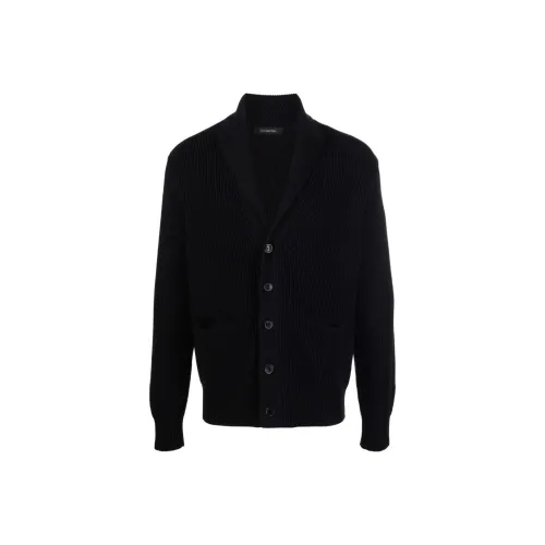 Ermenegildo Zegna Черные Мужские Свитера