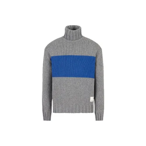 EMPORIO ARMANI Серые Мужские Свитера