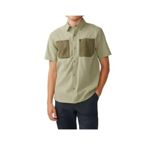 MOUNTAIN HARDWEAR Рубашка Мужская Praying Mantis Зеленая