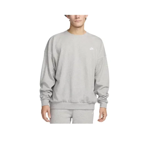 Nike NK Клуб FT OVERSIZED CREW SWEATSHIRT Мужской Темно-серый