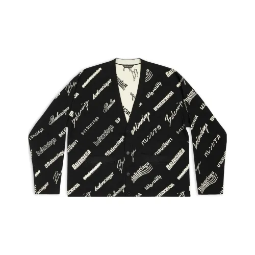 Balenciaga Мужские черные свитеры