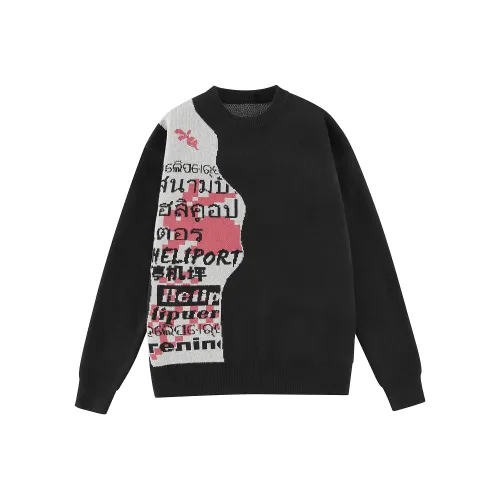 HELIPORT Черный Унисекс Свитеры