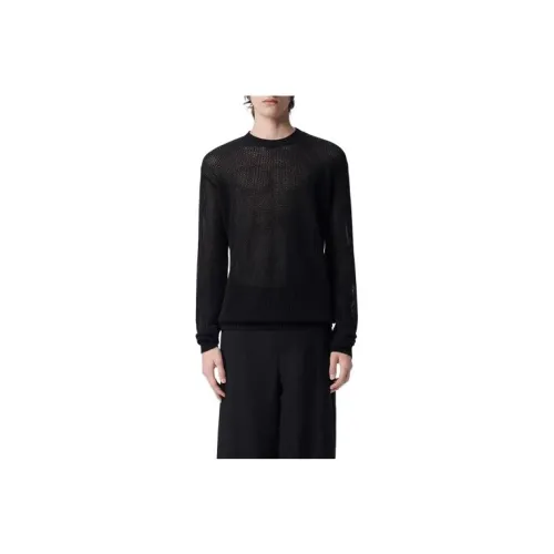 Ann Demeulemeester Черные Мужские Свитера