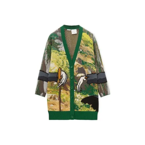 LOEWE SS23 Зеленый Унисекс Свитеры