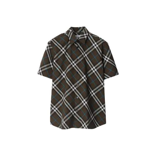 Burberry Коричневые Мужские Рубашки