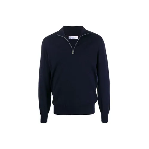 BRUNELLO CUCINELLI FW21 Трикотаж Мужской Темно-синий