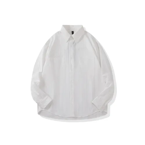 SHANTREE Белая унисекс рубашка