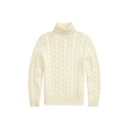 Polo Ralph Lauren FW22 Кашемир Свитер Мужской Белый