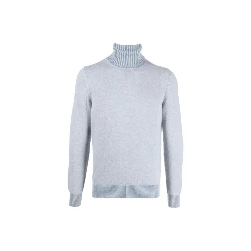 MALO Светло-синий Мужской кашемировый свитер