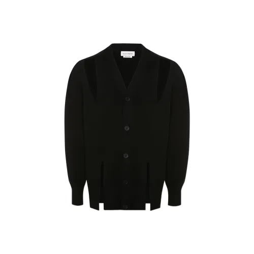 Alexander McQueen Черные Мужские Свитера