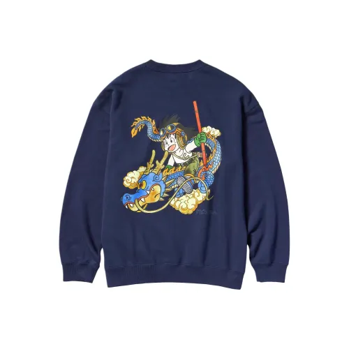 UNIQLO Dragon Ball Collaboration Свитшот Унисекс Морской Синий