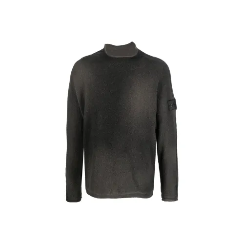 STONE ISLAND Черный Серый Свитера для Мужчин