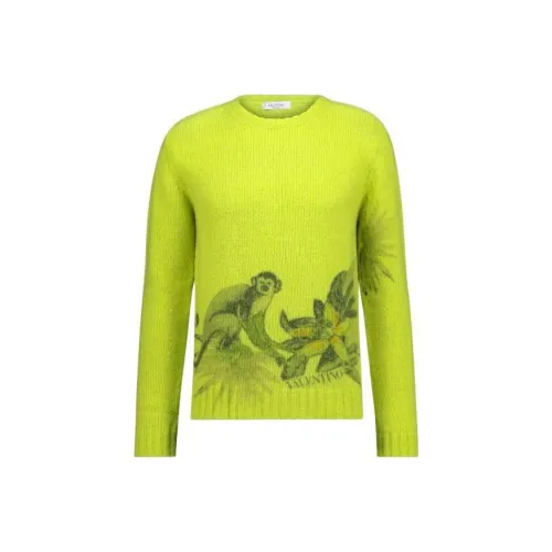 Valentino FW22 Свитер Мужской Зеленый