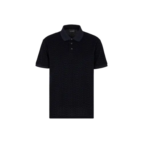 EMPORIO ARMANI Поло Мужское Морской Синий