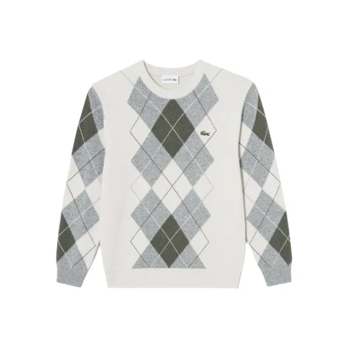 LACOSTE Свитер Мужской Кремовый Белый