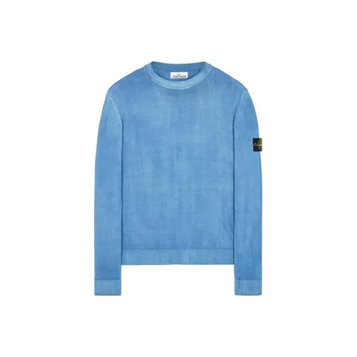 Stone Island Светло-Синие Мужские Свитера
