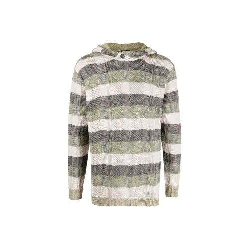 EMPORIO ARMANI SS22 Облегающий Трикотаж Мужской Серый Зеленый