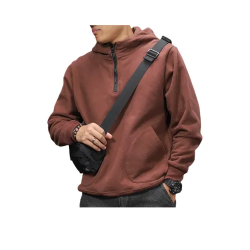 Seasonal Words Толстовка Мужская Кирпично-Красная