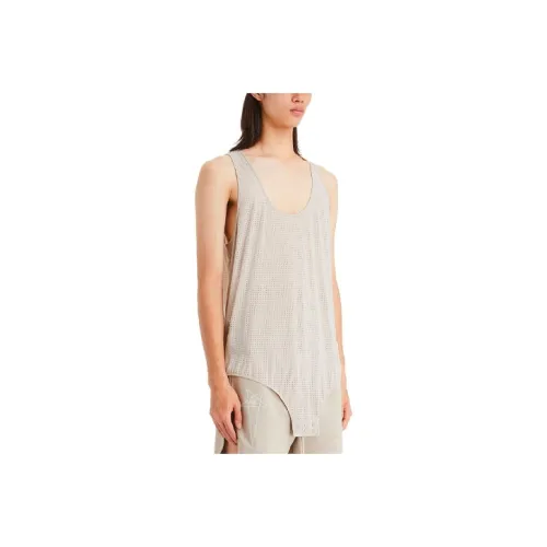 RICK OWENS совместный бренд Серый Мужской Топы без рукавов