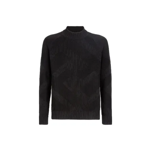 Fendi Черные Мужские Кашемировые Свитера