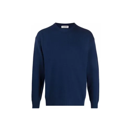 JIL SANDER Синие Мужские Свитера