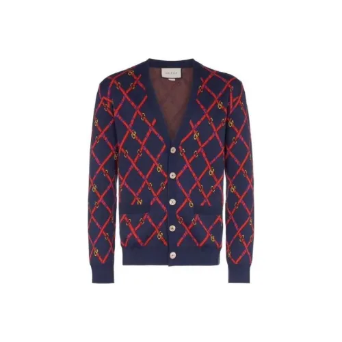 GUCCI SS23 Свитер Унисекс Морской Синий