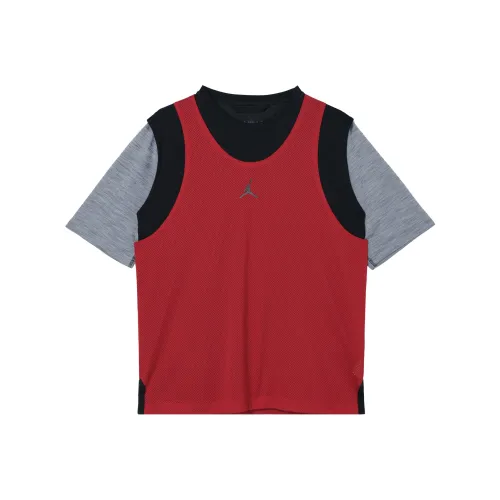 JORDAN Red Men's Tank Tops