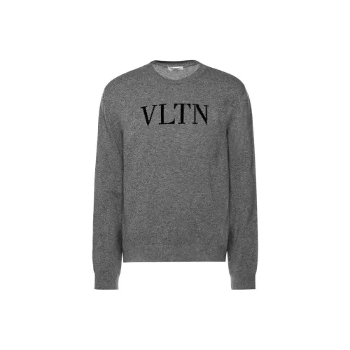 Valentino Кашемировый свитер мужской серый