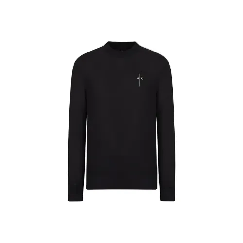 ARMANI EXCHANGEAE SS22 Свитер Мужской Черный