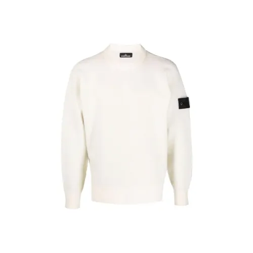 Stone Island Белые Мужские Свитера