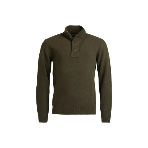 BARBOUR Зеленые Мужские Свитера