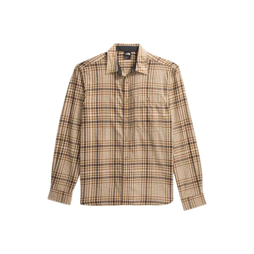 THE NORTH FACE Arroyo Легкая Фланелевая Рубашка Мужская Коричневая