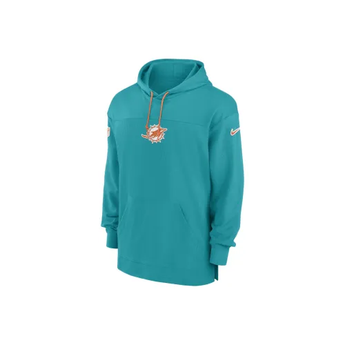 nike Dri FitNFL Miami Dolphins Sideline Jersey Sweatshirt Men's Turbo Green
