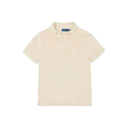 Polo Ralph Lauren Бежевый Желтый Мужское Поло