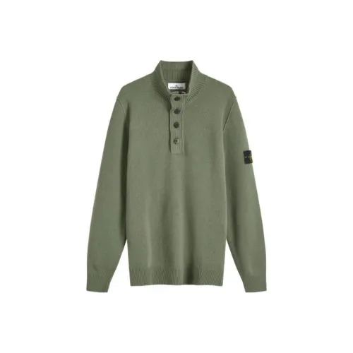 STONE ISLAND Свитер Мужской Зеленый