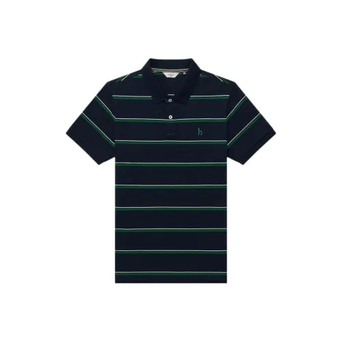 HAZZYS Поло Мужское Темно-Синий