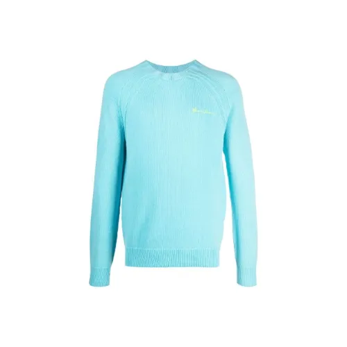 VERSACE Синий Мужской Кашемировый Свитер