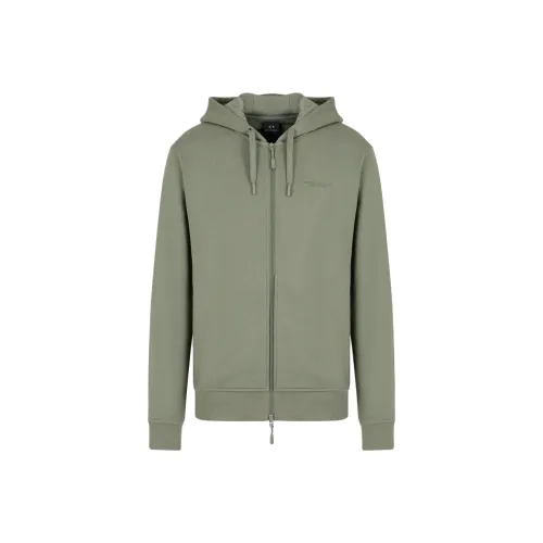 ARMANI EXCHANGEAE SS24 Толстовка Мужской Agave Зеленый