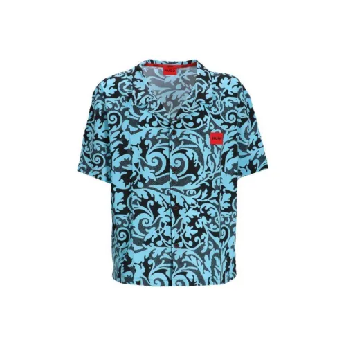 Hugo Boss Мужские Синие Рубашки