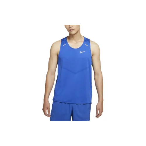 nike Бег Майка Мужская Королевский Синий