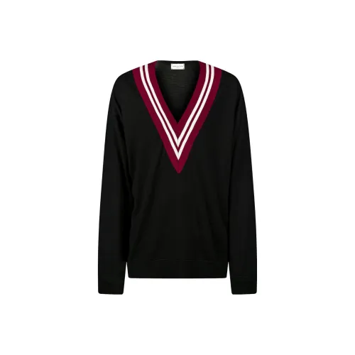 DRIES VAN NOTEN Мужские черные свитеры