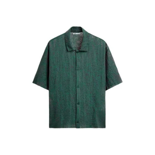 ZARA Зеленые Мужские Рубашки