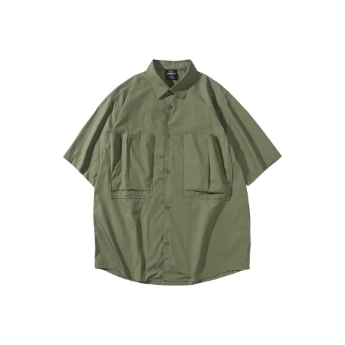 MOBI GARDEN Рубашка Куртка Короткий рукав Унисекс