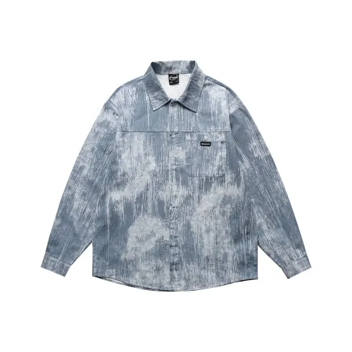 NOT BRAND ATTITUDE Рубашка Унисекс Небесно-синий