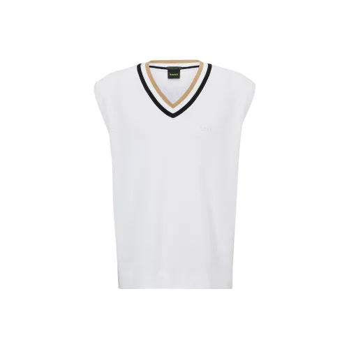 Hugo Boss Белые Мужские Майки