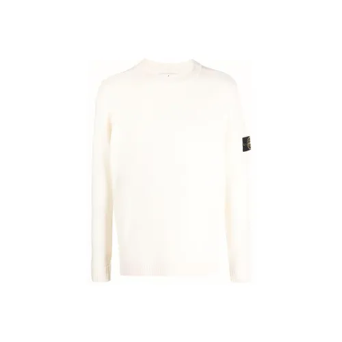Stone Island Слоновая кость Мужские Свитера