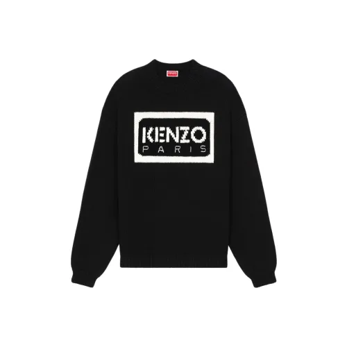 KENZO Мужские черные свитеры